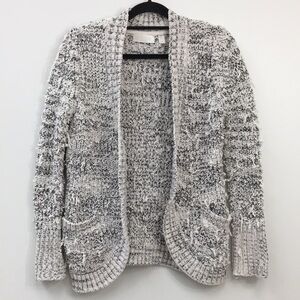RD Styles Crocheted Plush Soft Open Front Cardigan With Pockets Size M EXCELLENT